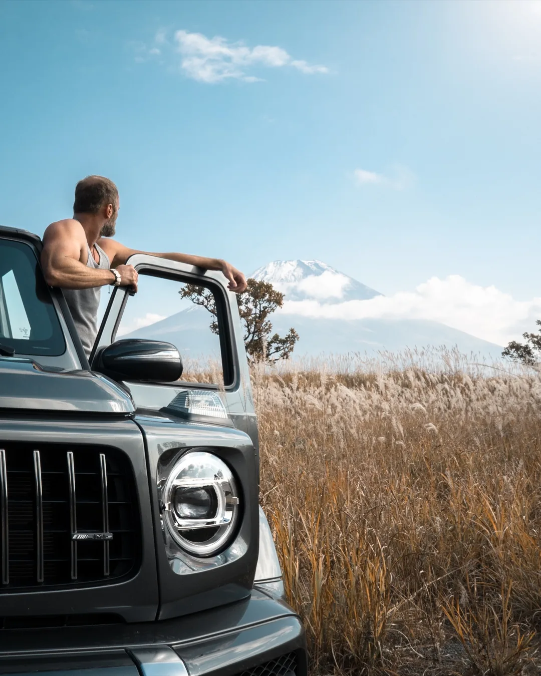 Mercedes G-Class road trip across the Fuji valley